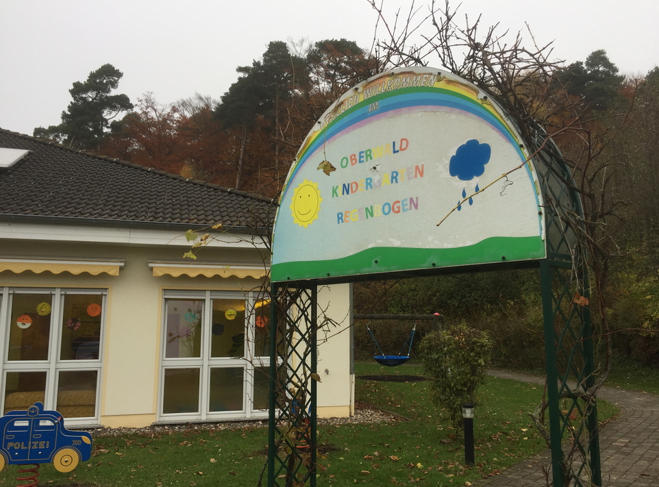 Bild Kindergarten Regenbogen