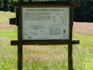 Schild Kleinkastell Hillscheid